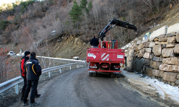 Se inician las obras de reparación y mejora de los accesos a Port Ainé 