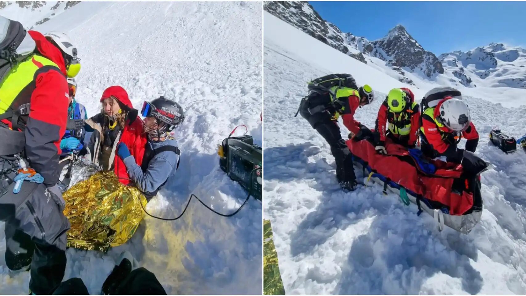 Los diez minutos eternos de Núria Castán bajo la avalancha en su propia carne