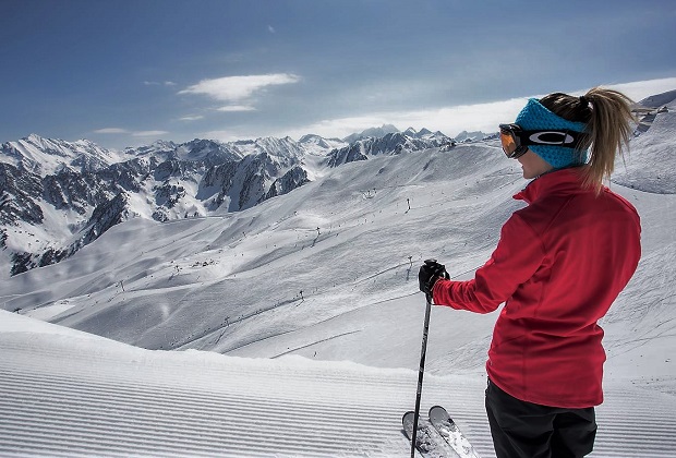 Cauterets tiene todavía entre 1,60 y 2,90 m de espesores de nieve en sus pistas. Foto: cauterets.com