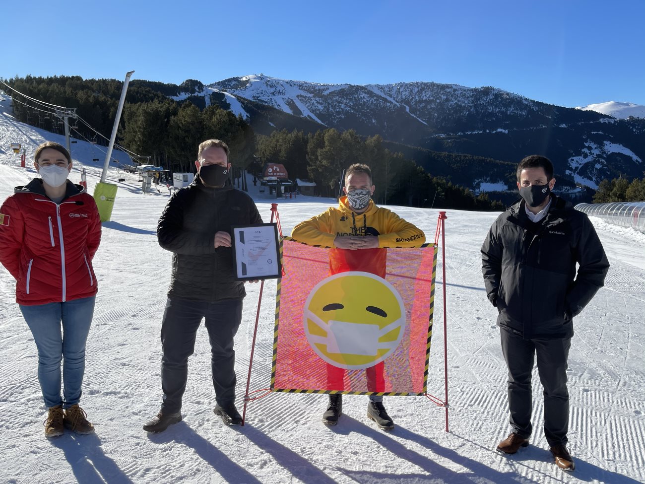 Vallnord-Pal Arinsal recibe el certicado de control del riesgo biológico contra la Covid-19