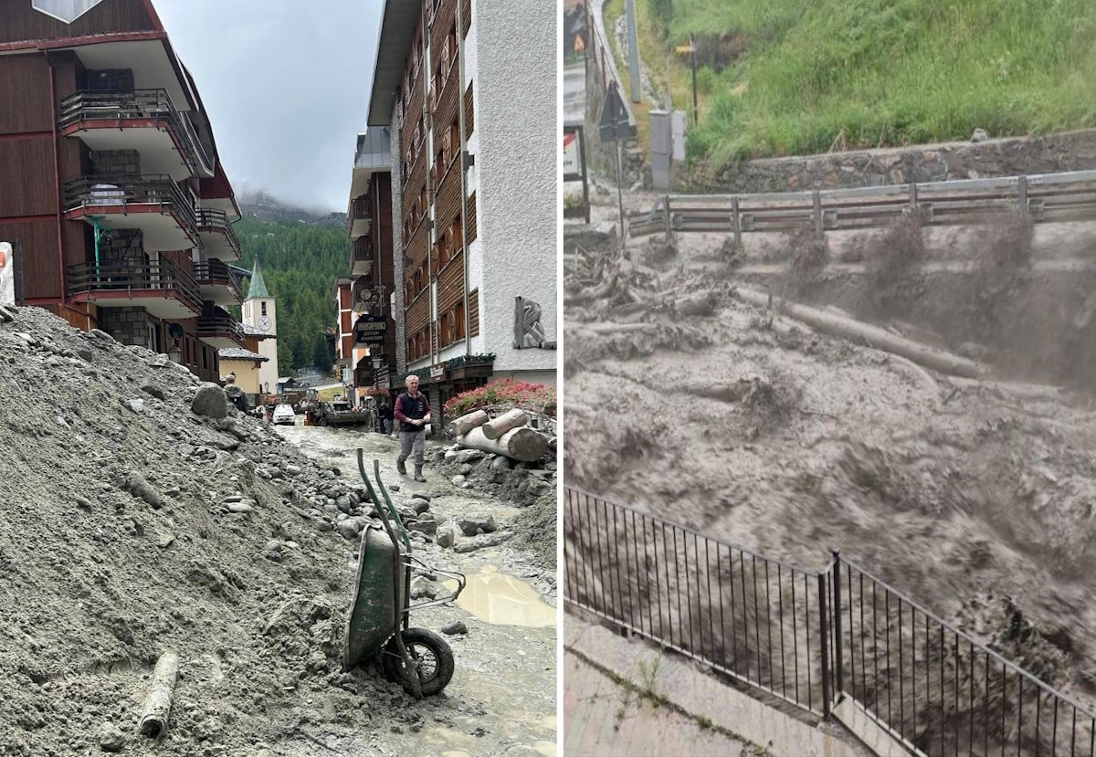 Emergencia en el Valle de Aosta: Inundaciones devastan Cervinia y Cogne