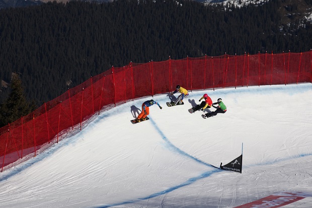 Un momento de la final de SBX en Montafon (Austria). Crédito foto: @Chad Buchholz