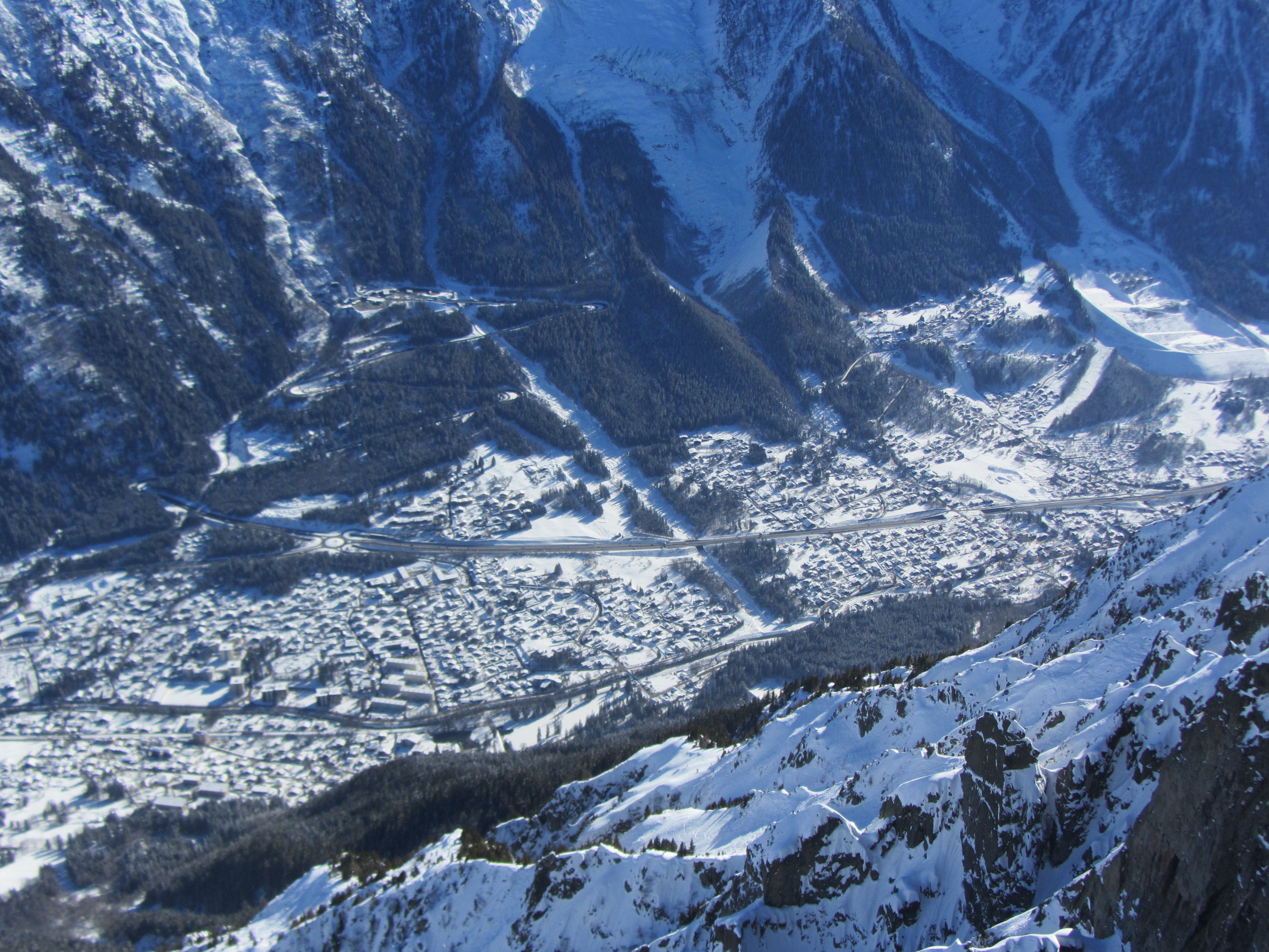 Chamonix desde las alturas