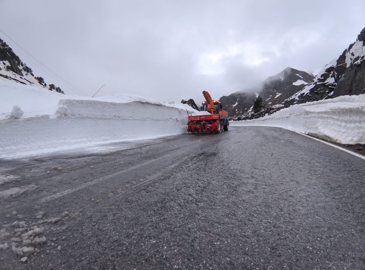 Andorra: La carretera de la Coma de Arcalís reabierta al tráfico