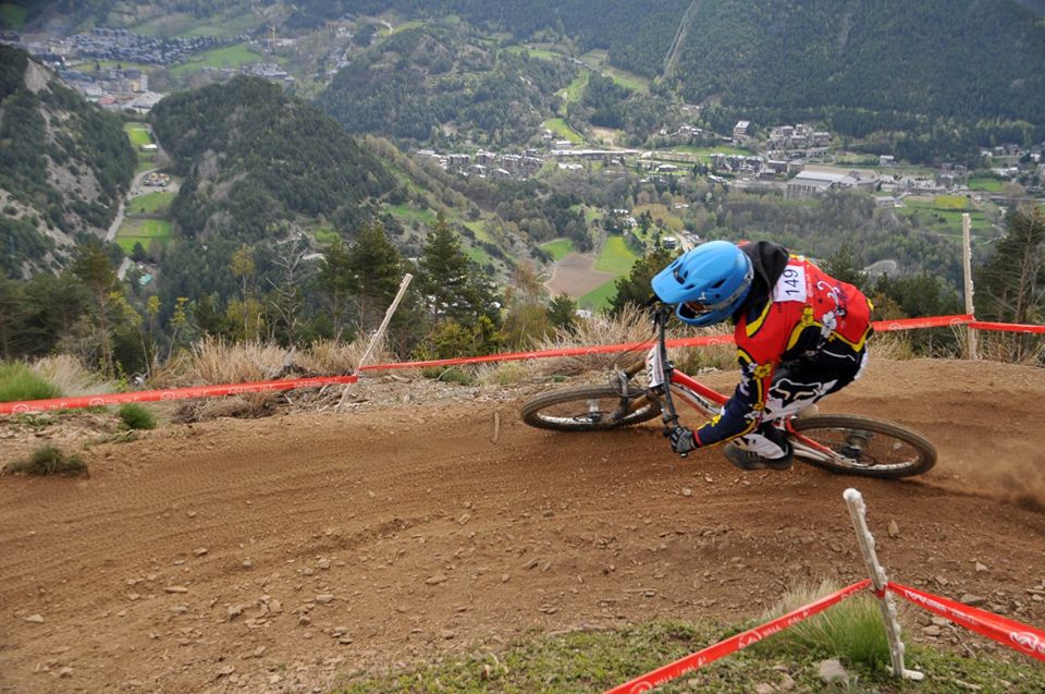 Se celebra una competida Copa Catalana de Descenso en el Vallnord Bike Park La Massana