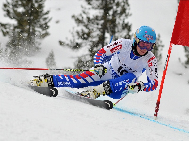 María Hoefler-Riesch durante la prueba de Gigante que se celebró en GrandValira en 2011