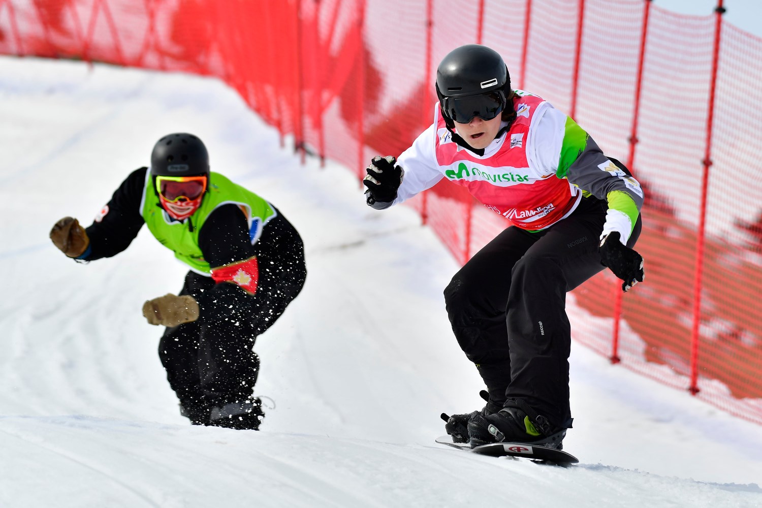 Astrid Fina brilla en el banked slalom de La Copa del Mundo IPC 2019 para-snowboard de La Molina