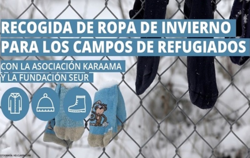 Copos 40 aniversario con los refugiados en Grecia