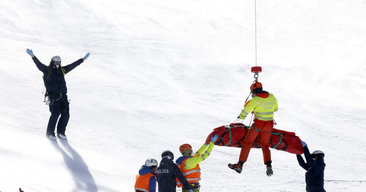 Vídeo: Dos escalofriantes caídas ensombrecen el supergigante de Val di Fassa