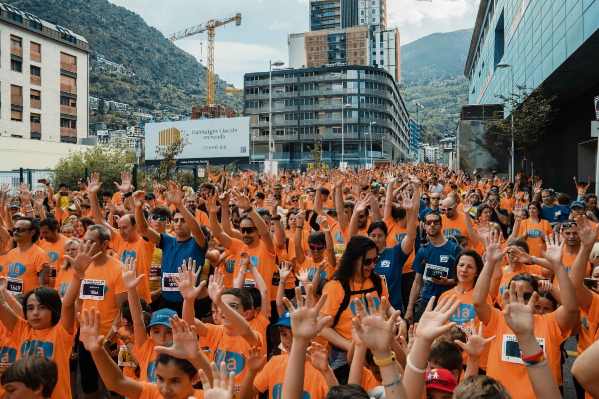 3.000 personas corren por la candidatura de los Mundiales de esquí alpino Andorra 2027