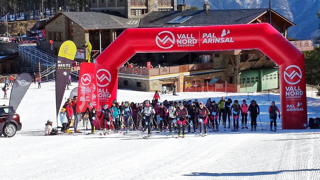 Michele Lodge vencedora de la II Dama Blanca de esquí de montaña en Vallnord-Pal