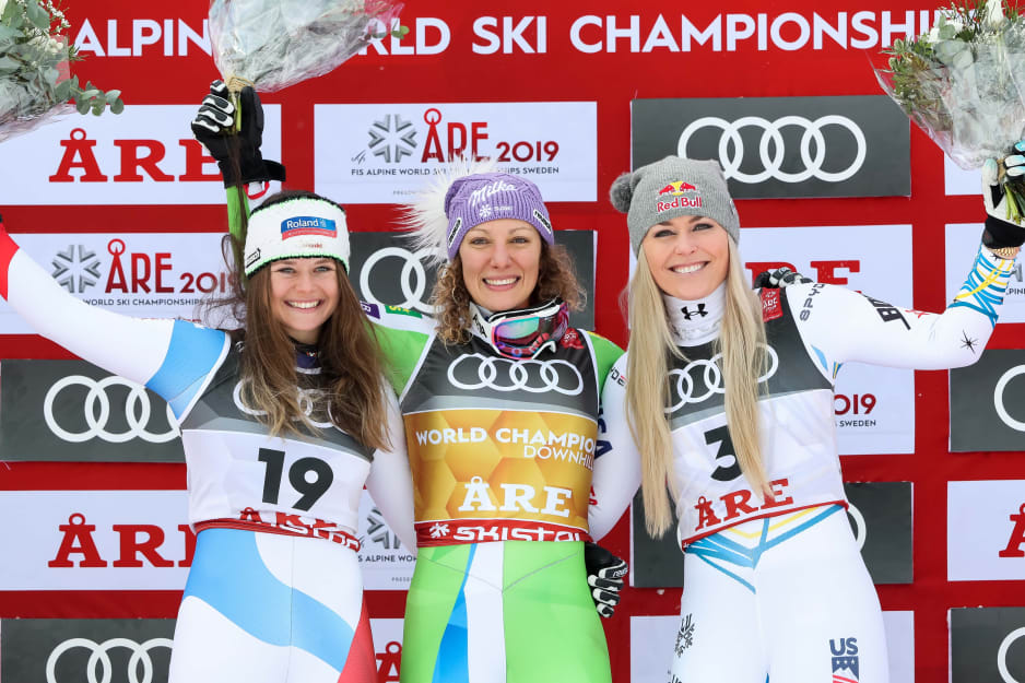 Lindsey Vonn, la mejor esquiadora de todos los tiempos, se despide con un bronce en Are