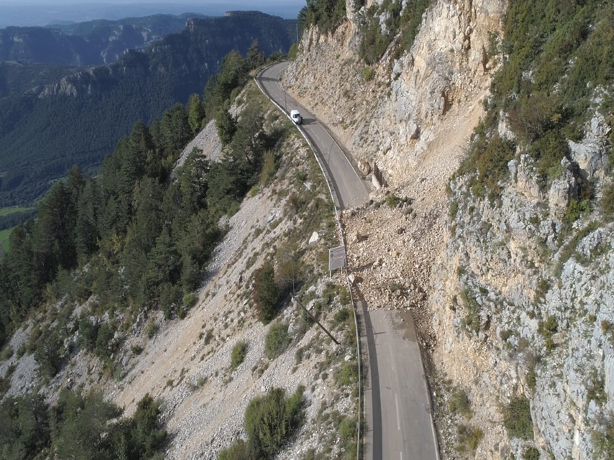 Las obras en la carretera del Port del Comte podrían arrancar de forma inminente