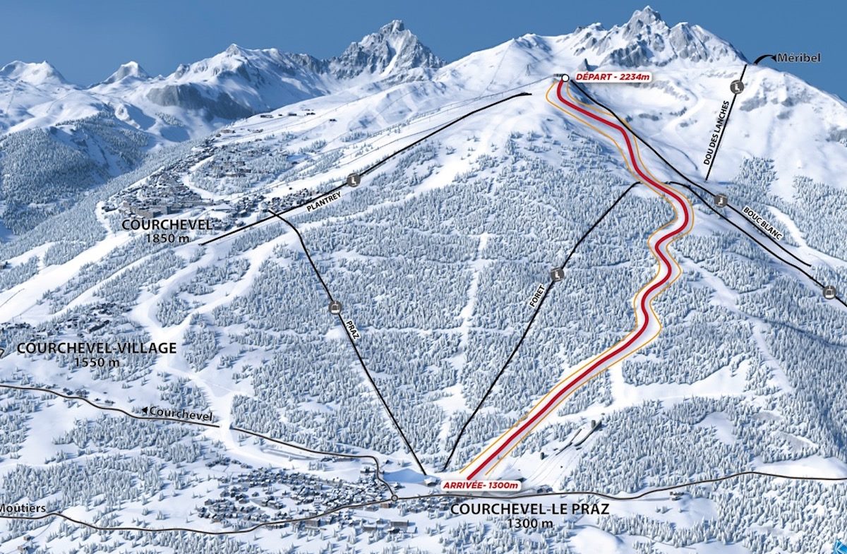 Courchevel estrena este invierno "L'Éclipse", una pista negra de las más difíciles del mundo