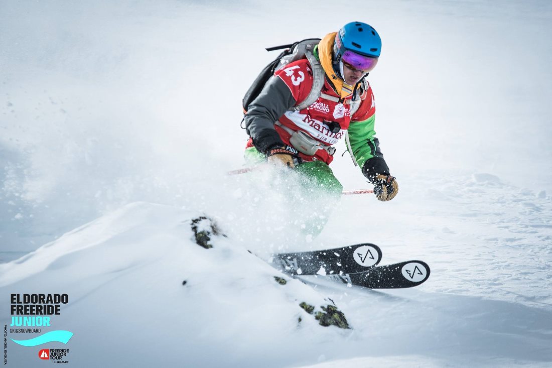 Podios del español Tukiainen y el andorrano Naudí en El dorado Freeride Junior de Arcalís