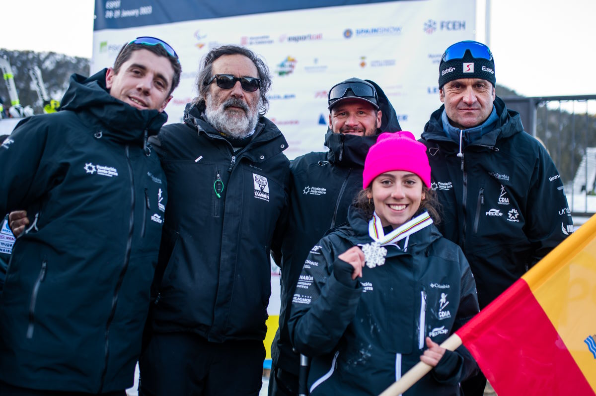 Audrey Pascual consigue la plata en la prueba de Slalom de los mundiales FIS Para Alpine Ski en Espot