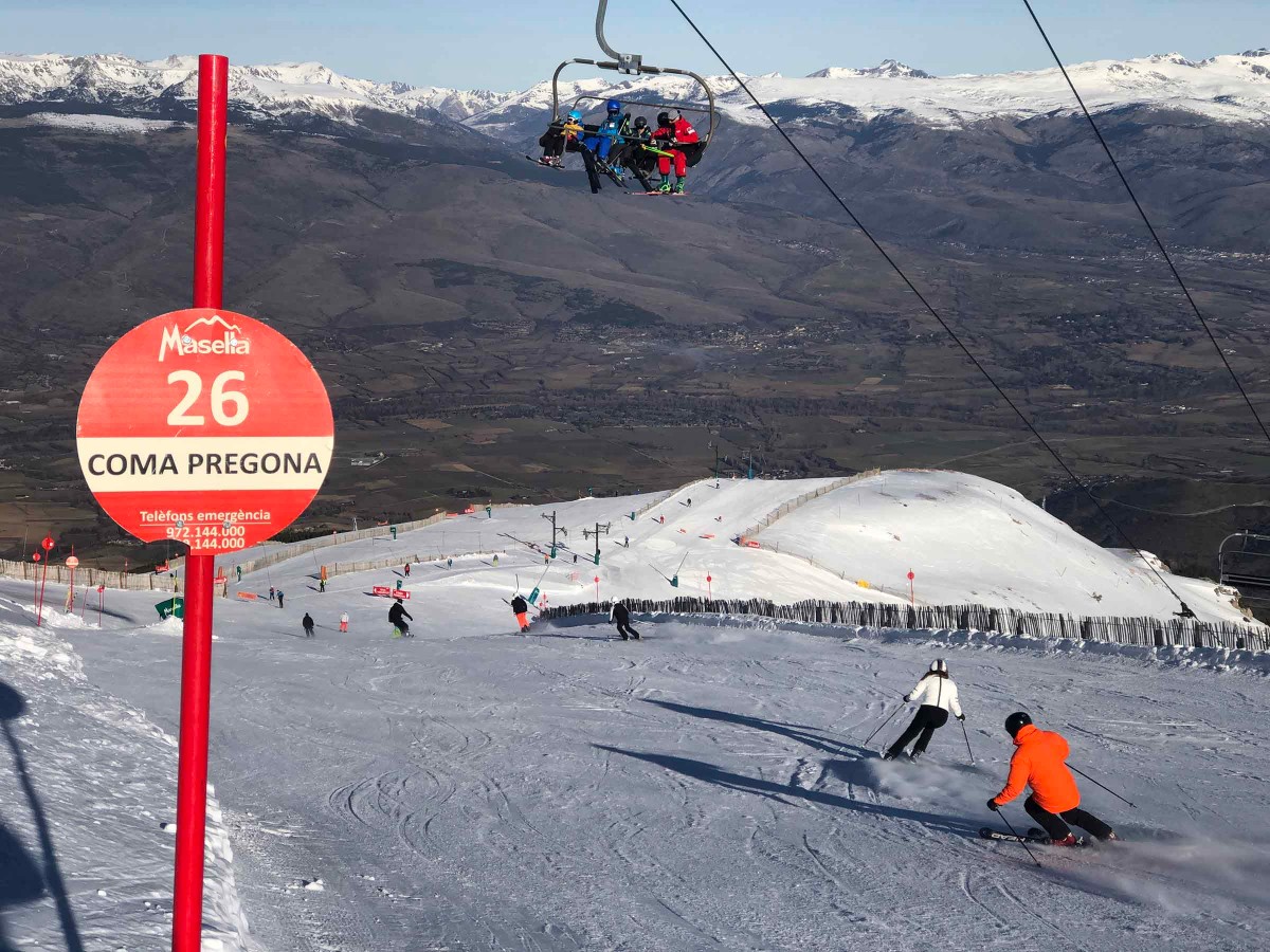 Masella despide unas fiestas de Navidad con jornadas de más de 9.000 esquiadores en pistas