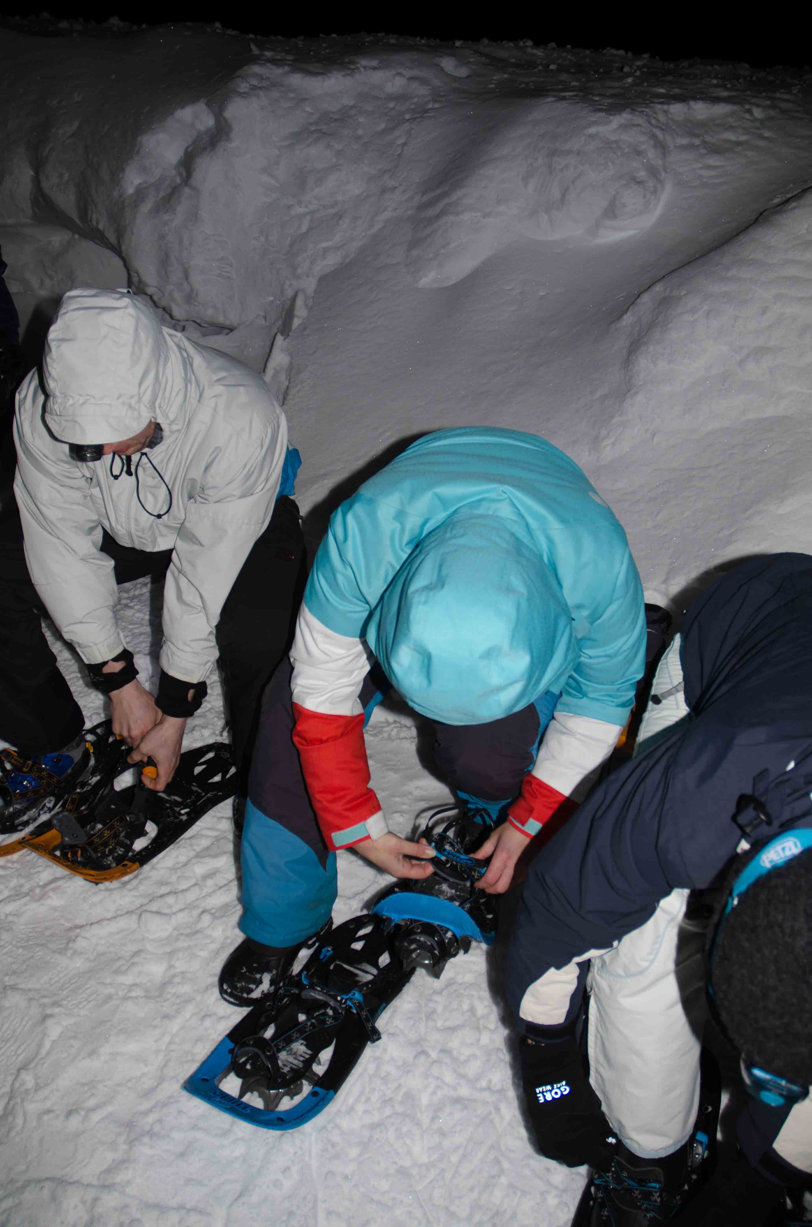 raquetas en engelberg iglu