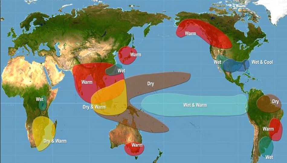 El Niño llega a Estados Unidos, conoce la previsión meteorológica para este invierno