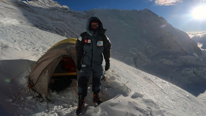 Cima de Ferran Latorre en el Lhotse