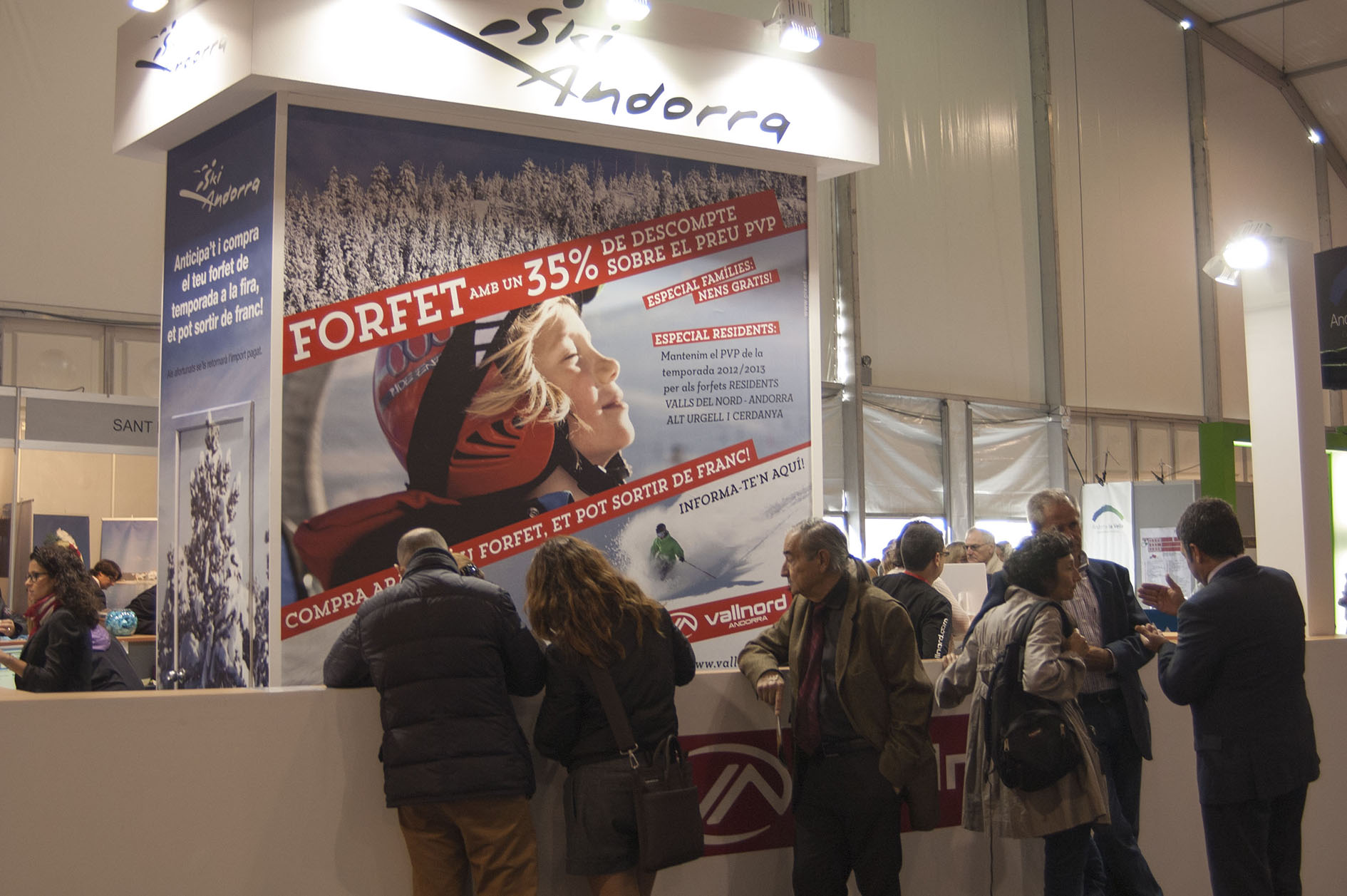 Stand de Vallnord en La Fira d'Andorra la Vella