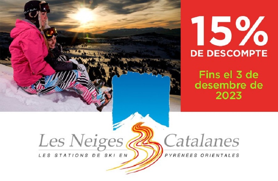 A la venta el forfait de Les Neiges Catalanes para esquiar en 7 estaciones por 669 euros