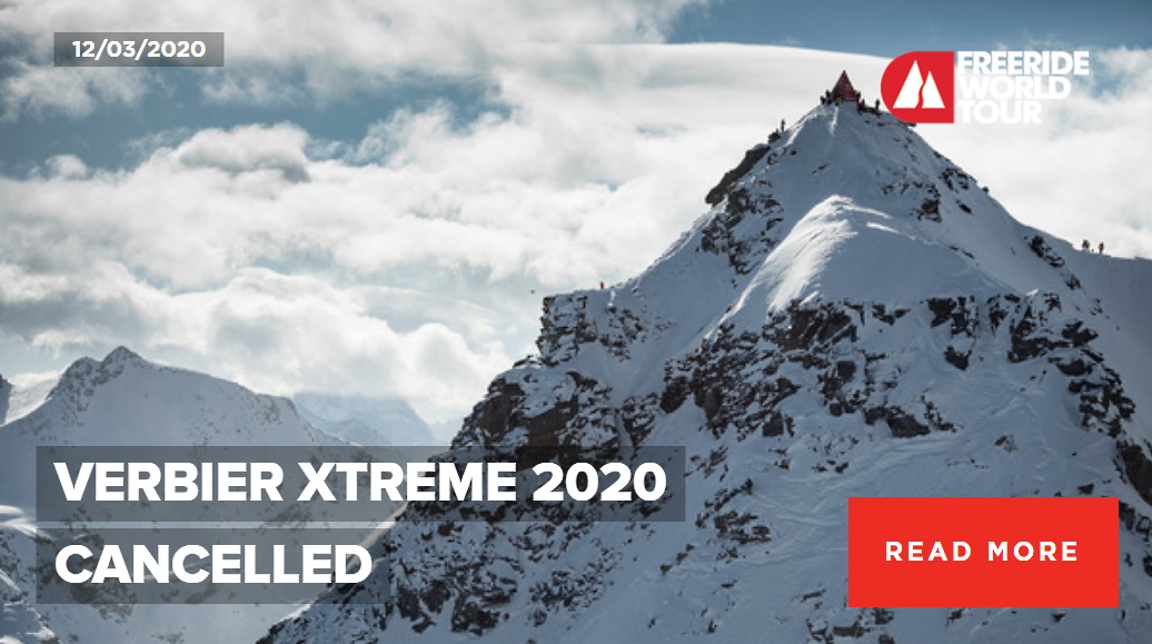 El Freeride World Tour 2020 cancela la gran final de Verbier