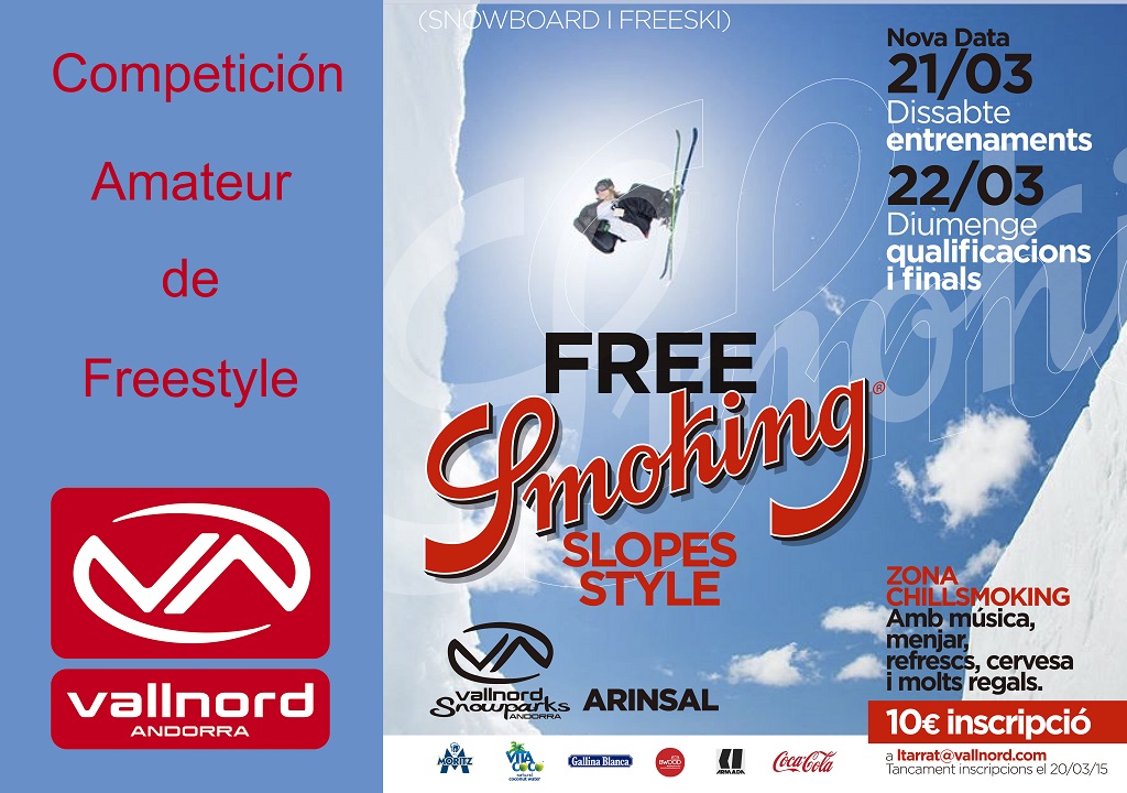 Llega el FreeSmokingStyle de Vallnord Arinsal con más ganas que nunca