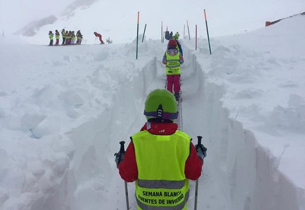 Así está la cosa en Fuentes de Invierno. Foto Fuentes de Invierno