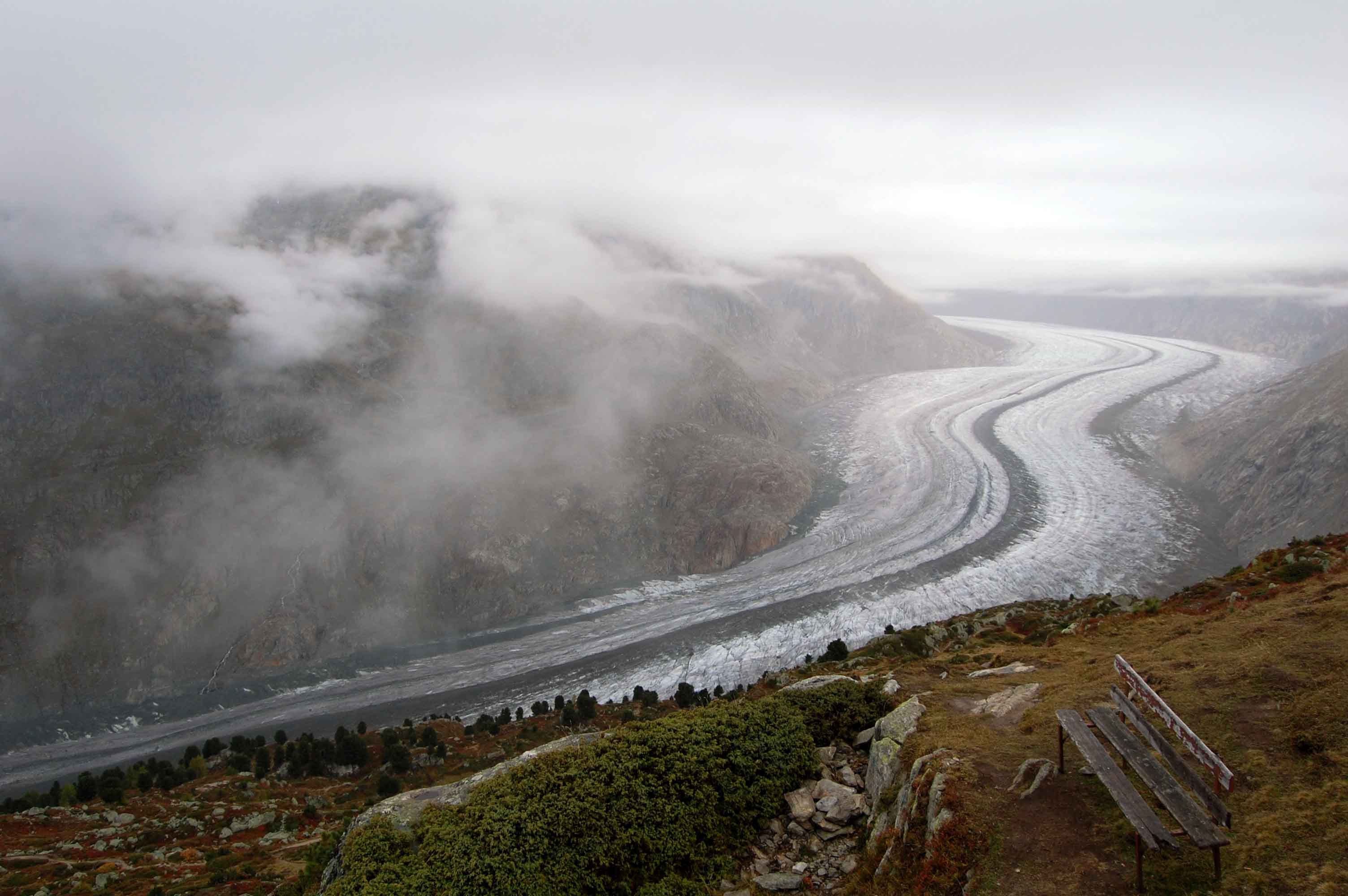 Estudio del estado y evolución de los glaciares alpinos con respecto a años anteriores