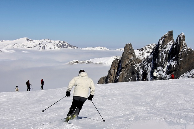 Gourette inaugura una nueva pista roja, L´Ancolie. Foto crédito: N´PY Nuevos Pirineos