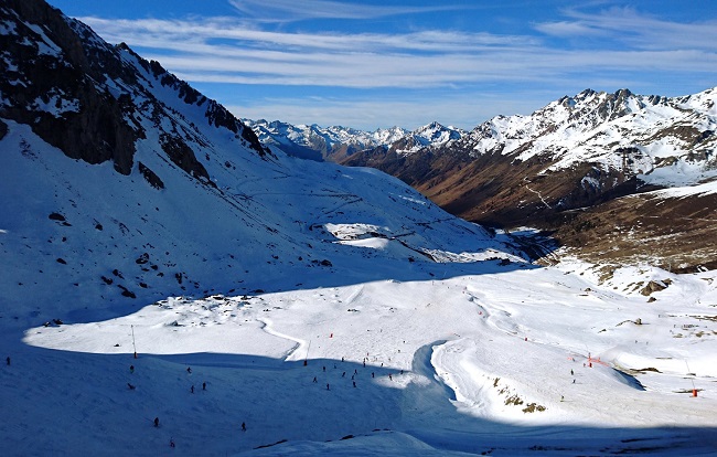 Así lucía a pesar de las circunstancias el Grand Tourmalet el 30 de diciembre 2015