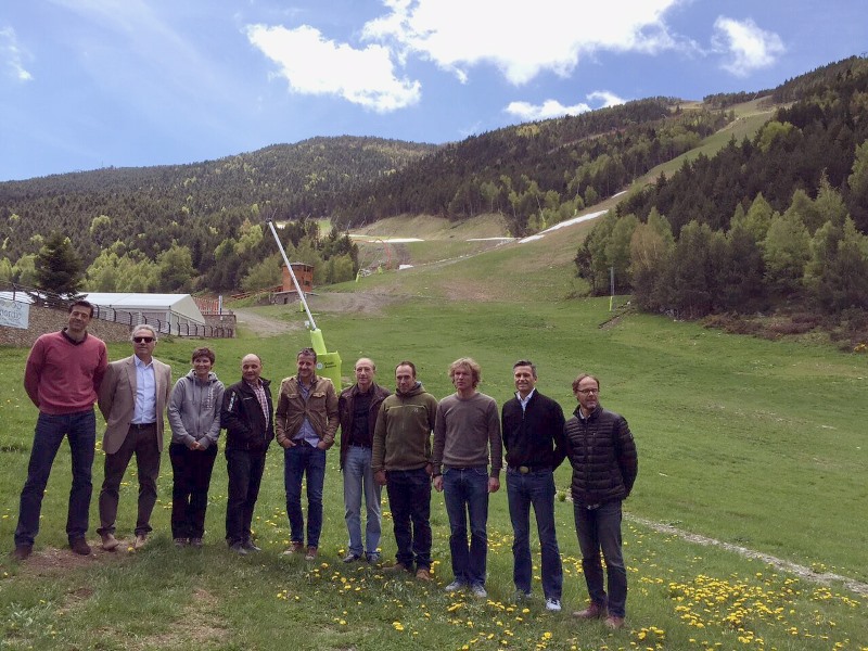 Grandvalira pasa con nota la visita de la FIS a su pista Àliga de cara a la Copa del Mundo 2016 