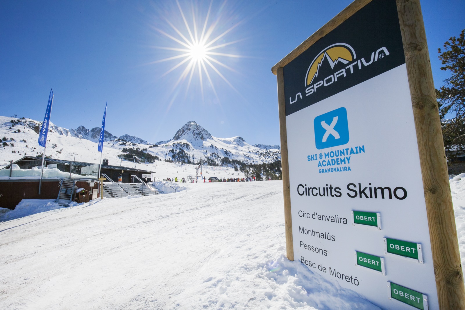 Grandvalira aumenta el número de circuitos "skimo" y renueva el patrocinio con la Sportiva