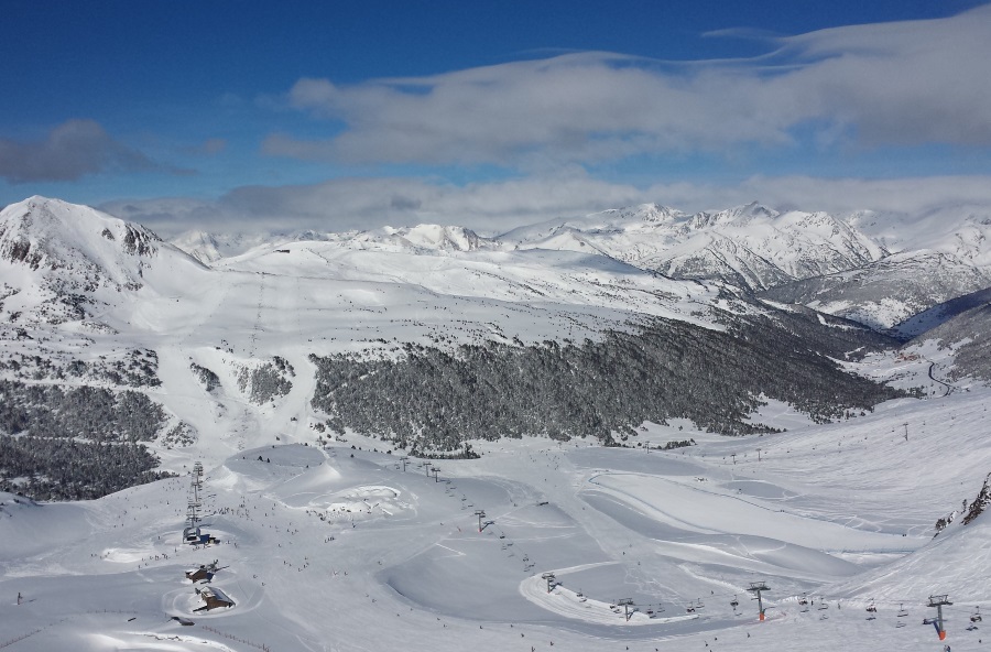 Grandvalira registra el febrero con las mayores nevadas en cinco años