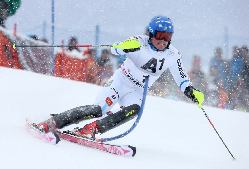 El sueco Hargin gana por sorpresa el slalom de Kitzbühel por delante de Hirscher