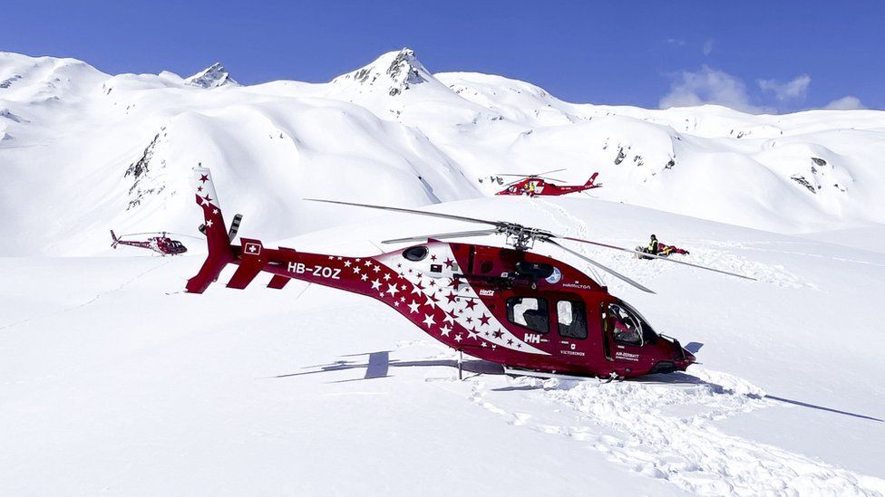 Luto en Verbier tras el accidente de un helicóptero de heliski en los Alpes Suizos