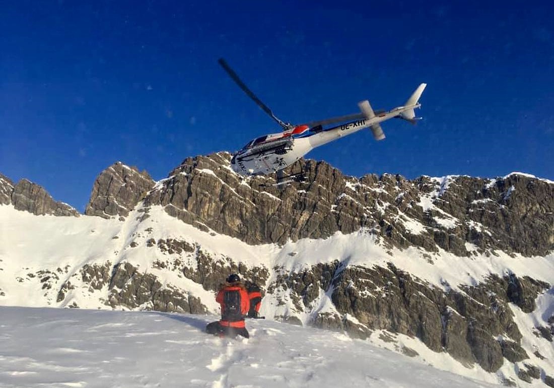 Lech Zürs es la única estación de Austria en la que se puede practicar heliesquí