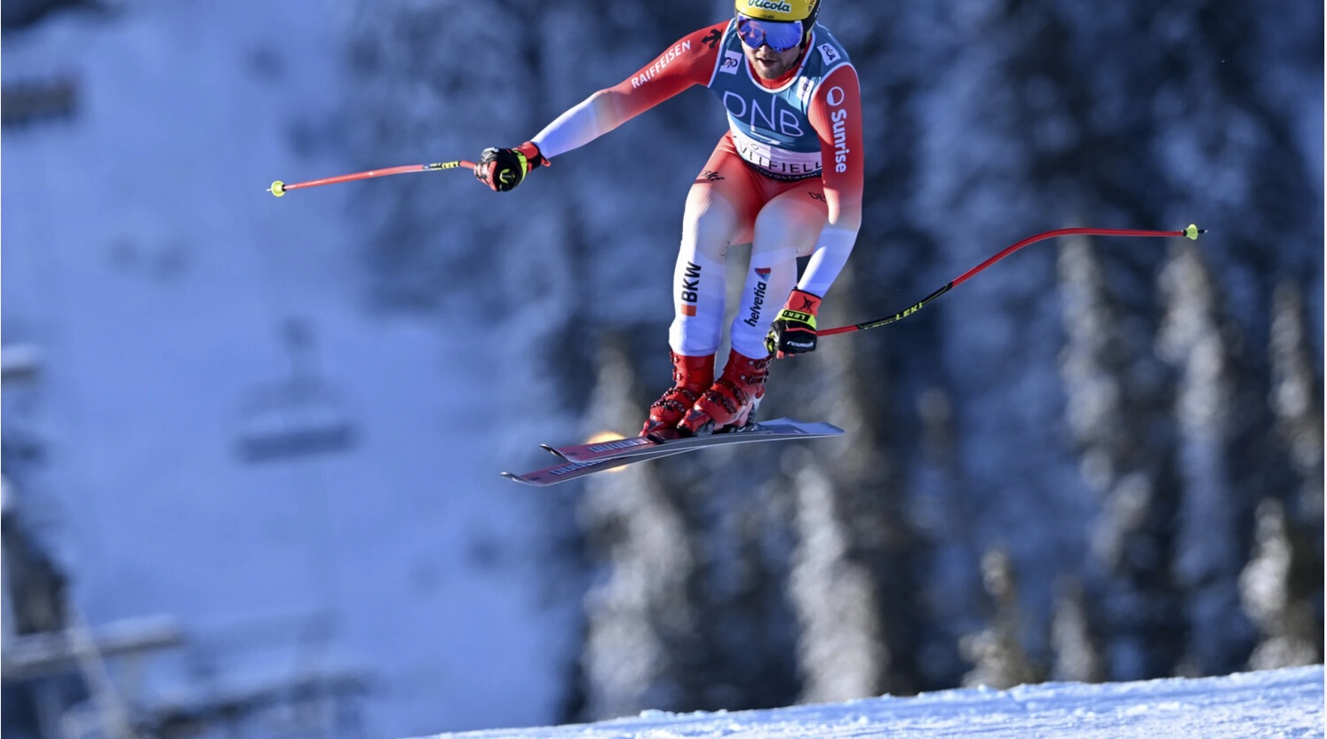 Sábado de descensos y sorpresas: Hintermann gana en Kvitfjell y Bassino  en Crans-Montana