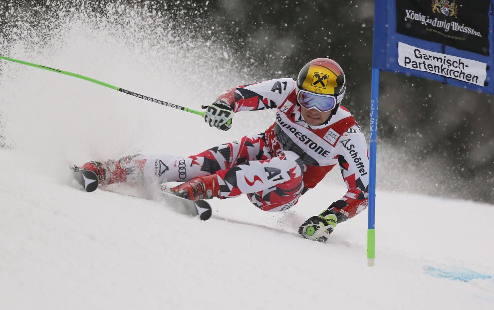 Un imperial Hirscher vence en el gigante de Garmisch-Partenkirchen