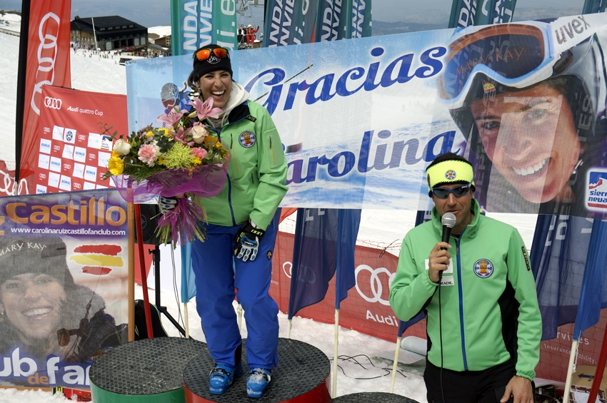 La última jornada de la Audi Quattro Cup 2015 en Sierra Nevada despide a Carolina Ruíz