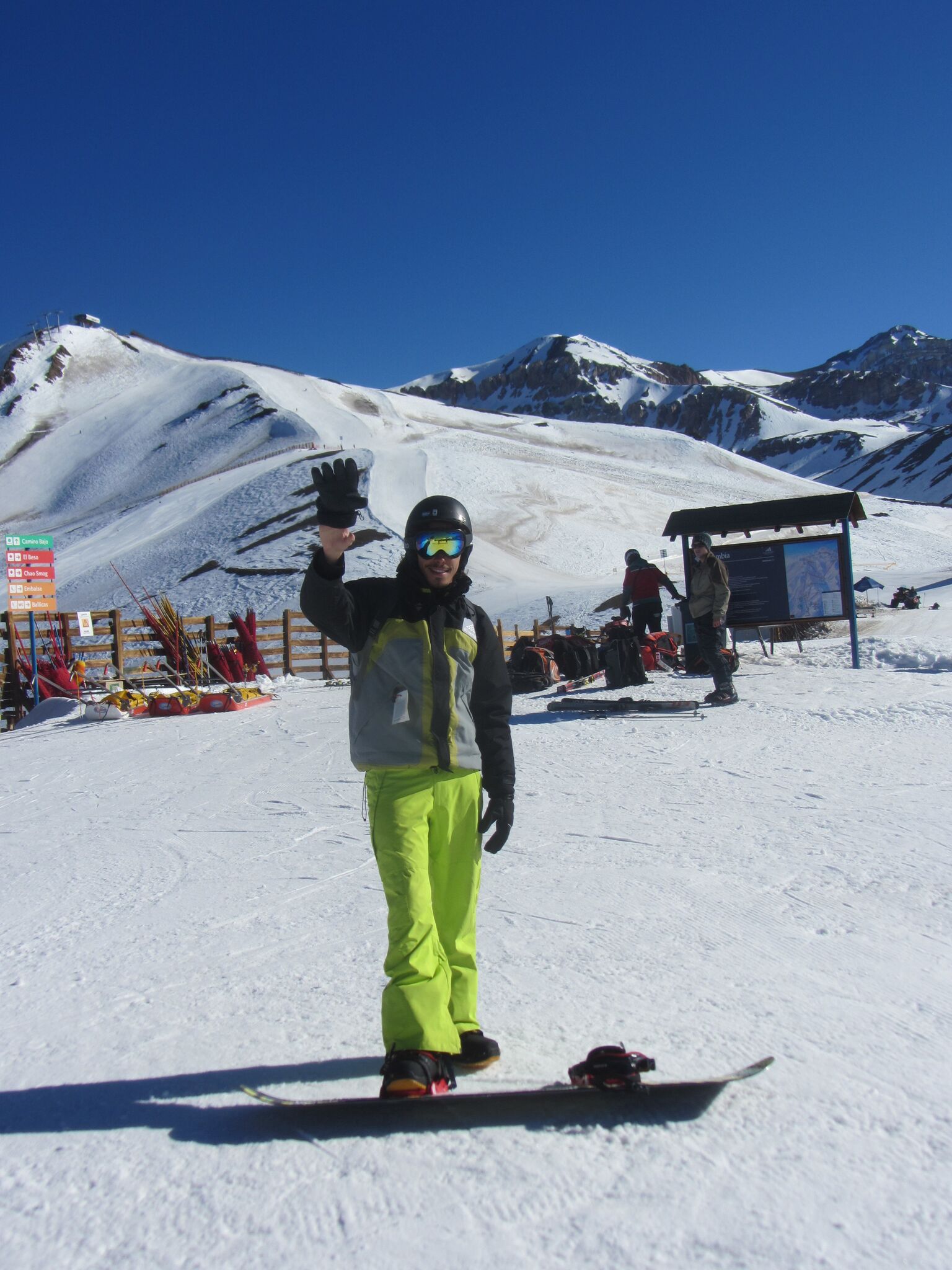 yo en Valle nevado