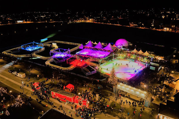 Ice Magic Top of Europe, deportes de hielo en el centro de Interlaken. Foto: Turismo Interlaken