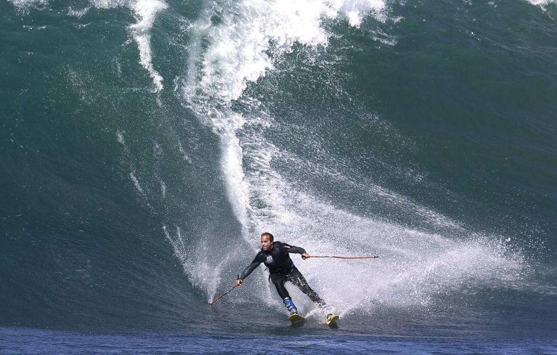 JAWS: esquiando en las olas de Hawaii