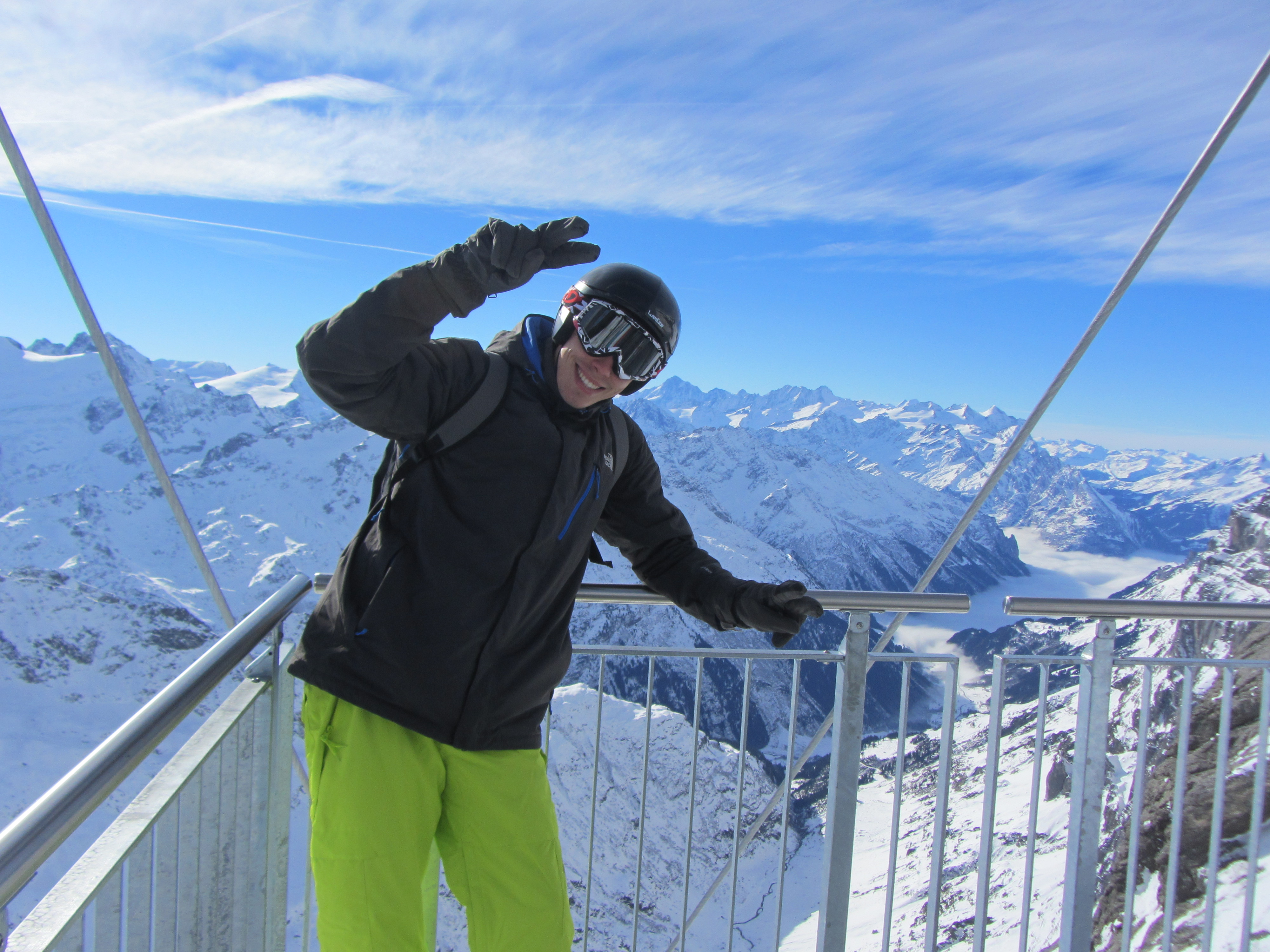 sustenpass en invierno desde Titlis