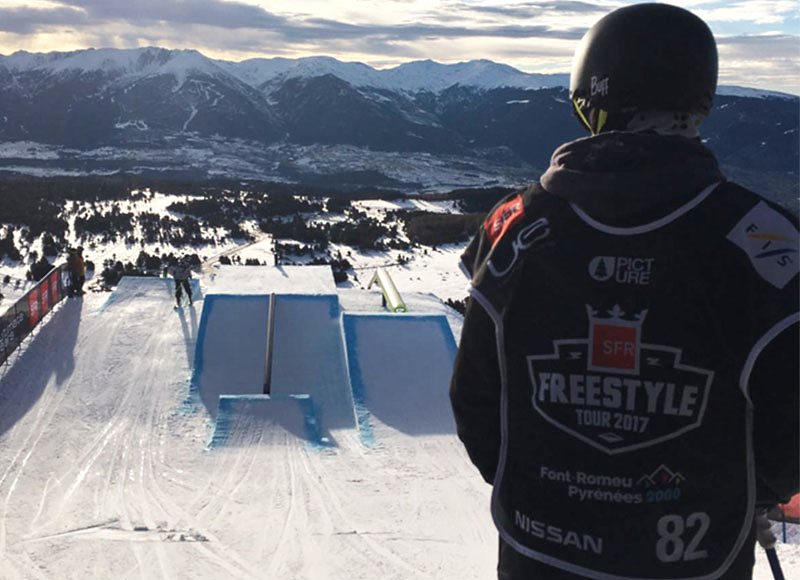 El circuito de la Copa del Mundo de Slopestyle vuelve a Font Romeu