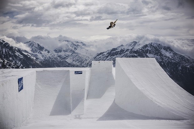 Josito Aragón, Rider de la RFEDI en Sölden (Austria) Foto: Roland Haschka