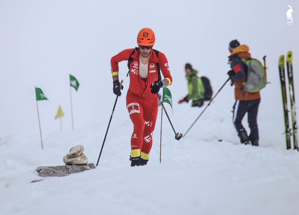 Un gran Kilian Jornet ganó en Alpago y se acerca a la Copa del Mundo