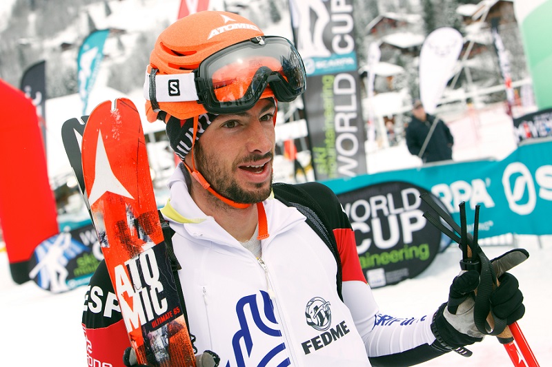 Kilian Jornet gana la prueba de la Copa del Mundo de esquí de montaña en Les Diablerets