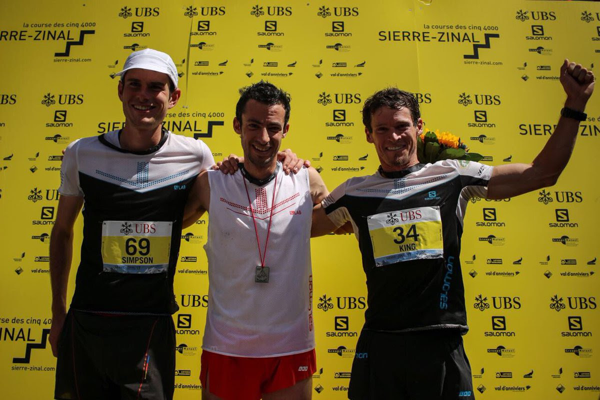 Kilian Jornet consigue su quinta victoria en Sierre Zinal